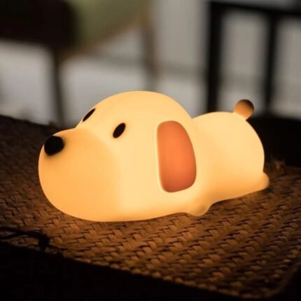 Dog Silicon LED Night Lamp
