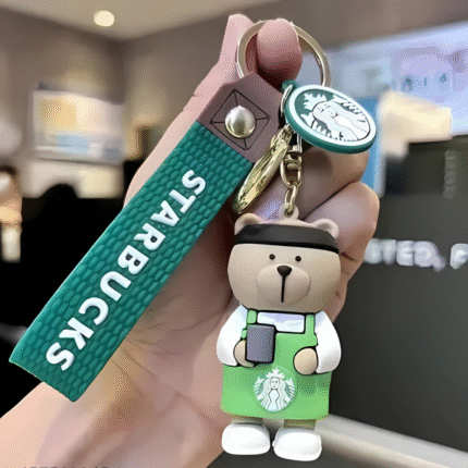 Starbucks Bear Keychain