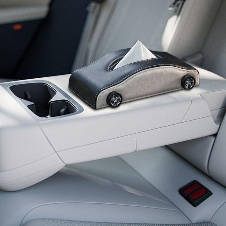 Car Shape Tissue Box Living Room Tissue Cover Decorative Heat-resistant Tissue Dispenser For